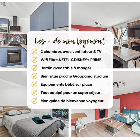 Comfort And Tranquility Near Lyon And Groupama Stadium, 4 Personnes 梅济约 外观 照片