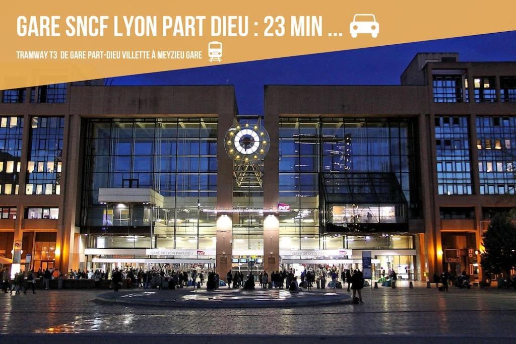 Comfort And Tranquility Near Lyon And Groupama Stadium, 4 Personnes 梅济约 外观 照片